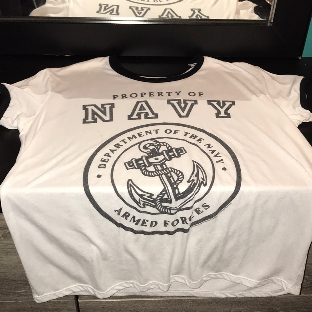 Property of navy shirt